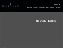 Tablet Screenshot of blueflame.co.za